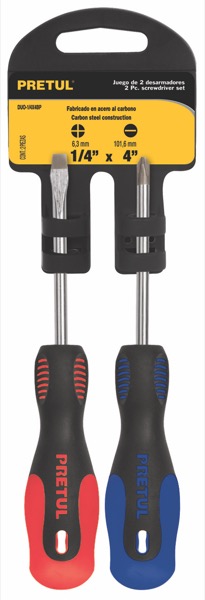BỘ VÍT 2 CÂY ĐẦU DẸP VÀ BAKE CÓ TỪ PRETUL - 20215 (DUO-1/4X4BP)