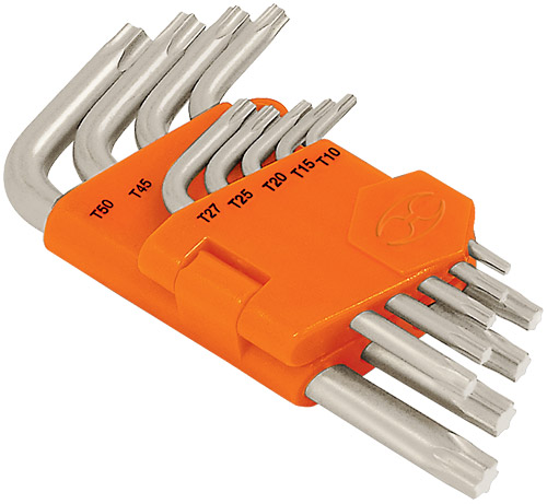 BỘ CHÌA LỤC GIÁC SAO 9 TRONG 1 TRUPER 15554 (TORX-9)