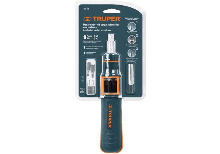 BỘ TUA VÍT TỰ ĐỘNG 9 CHI TIẾT TRUPER - 14145 (DES-11X)