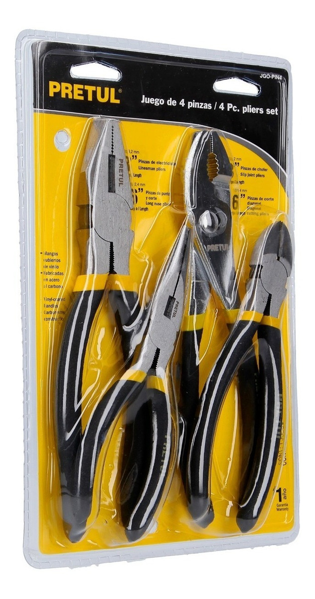 BỘ KỀM 4 CHI TIẾT PRETUL - 22971 (JGO-PIN5)