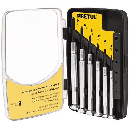 BỘ VÍT ĐỒNG HỒ 6 CÂY CÁN NHÔM PRETUL - 21382 (J-DEJ-6P)