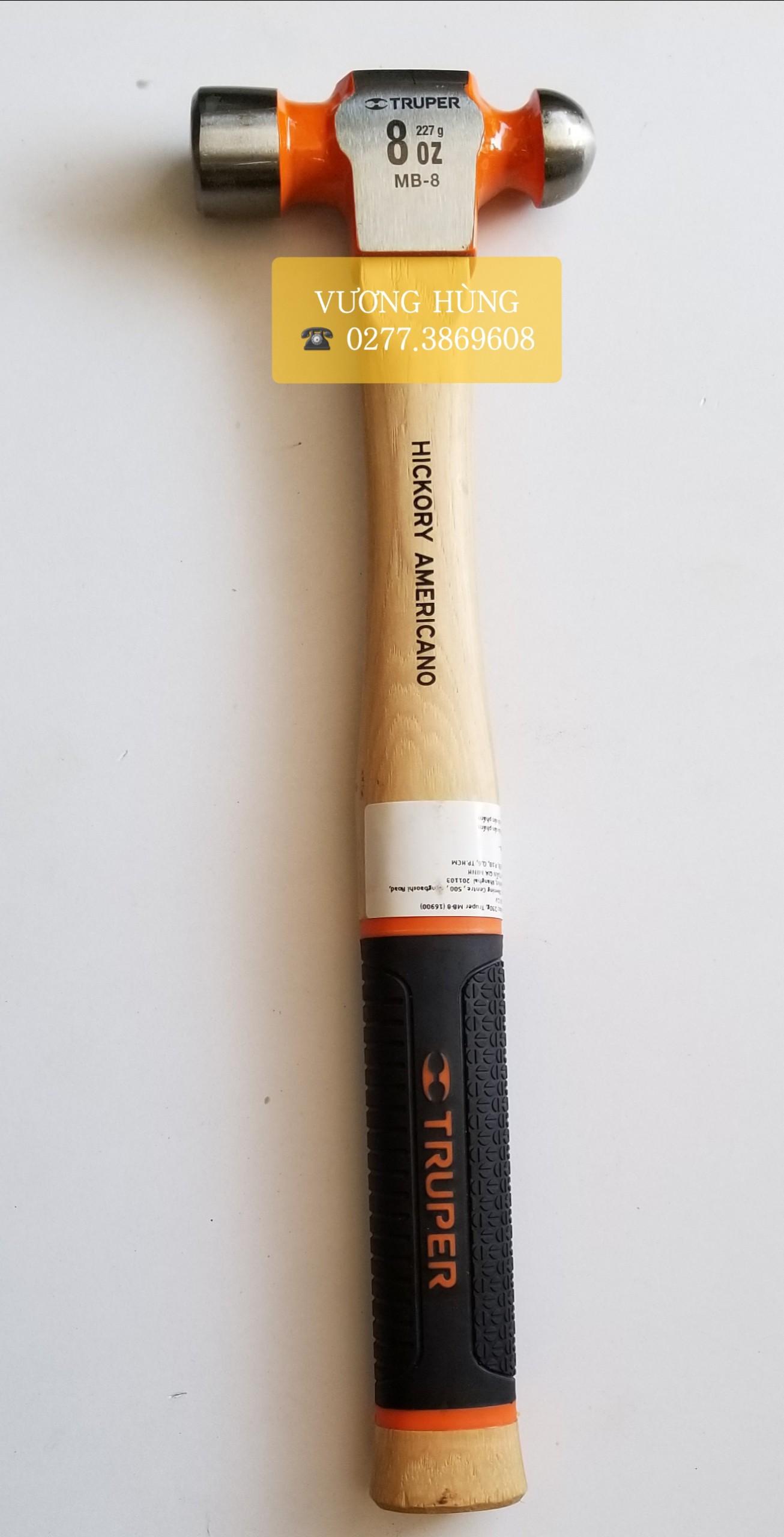BÚA ĐẦU TRÒN 8oz/230g TRUPER - 16900 (MB-8)