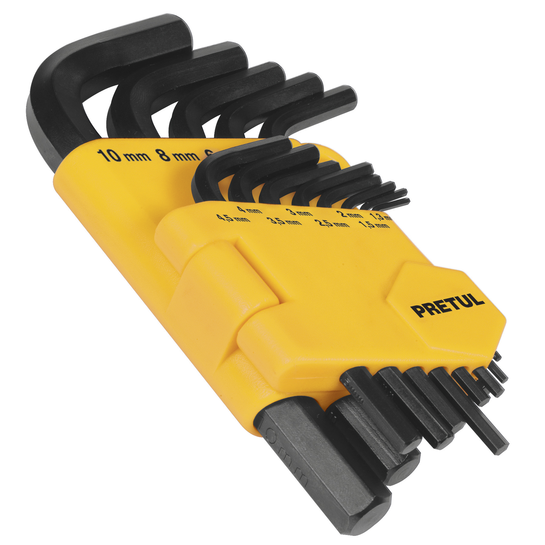 BỘ LỤC GIÁC 13 CHI TIẾT HỆ M, 1.3-10mm PRETUL (ALL-13M-P)