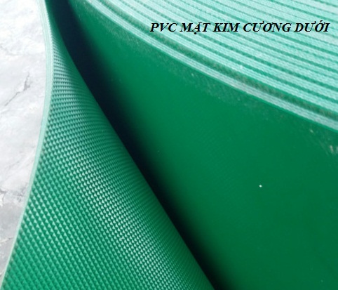 Dây PVC mặt kim cương dưới
