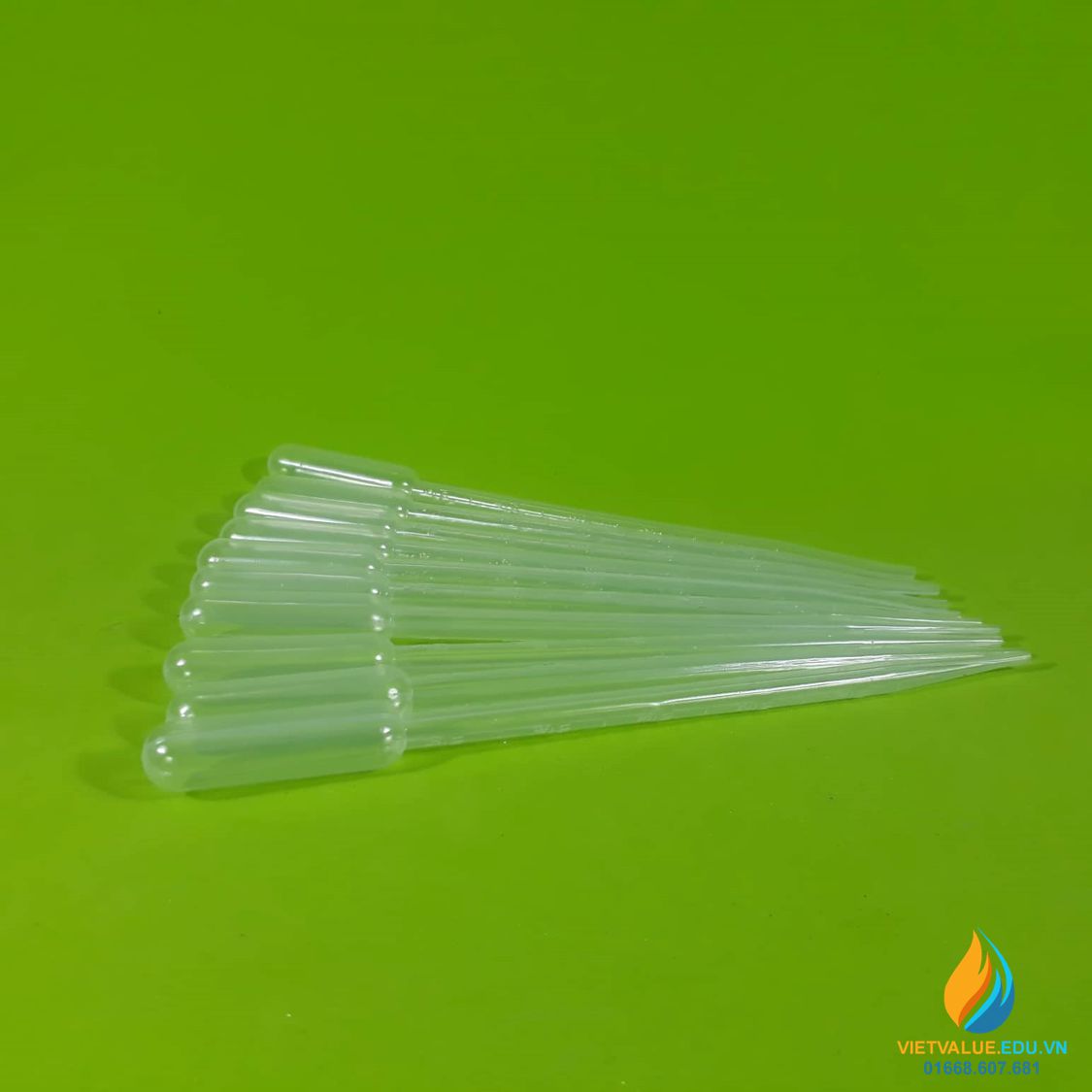 10 chiếc Pipet hút bằng nhựa PE, tiệt trùng, dung tích hút 5ml