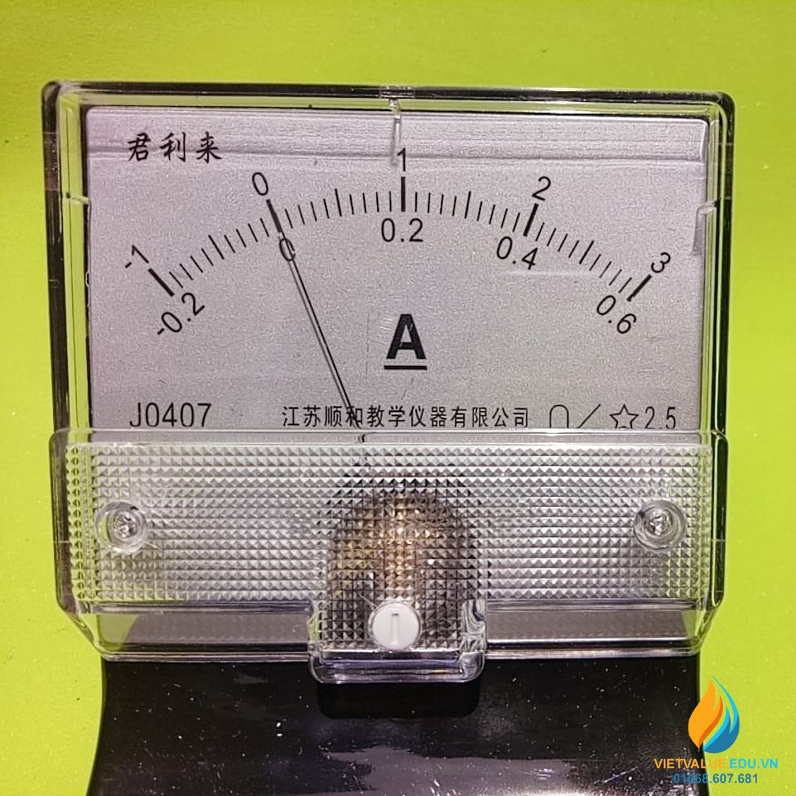 Ampe kế đo cường độ dòng điện 3A, dụng cụ lắp ghép mạch điện