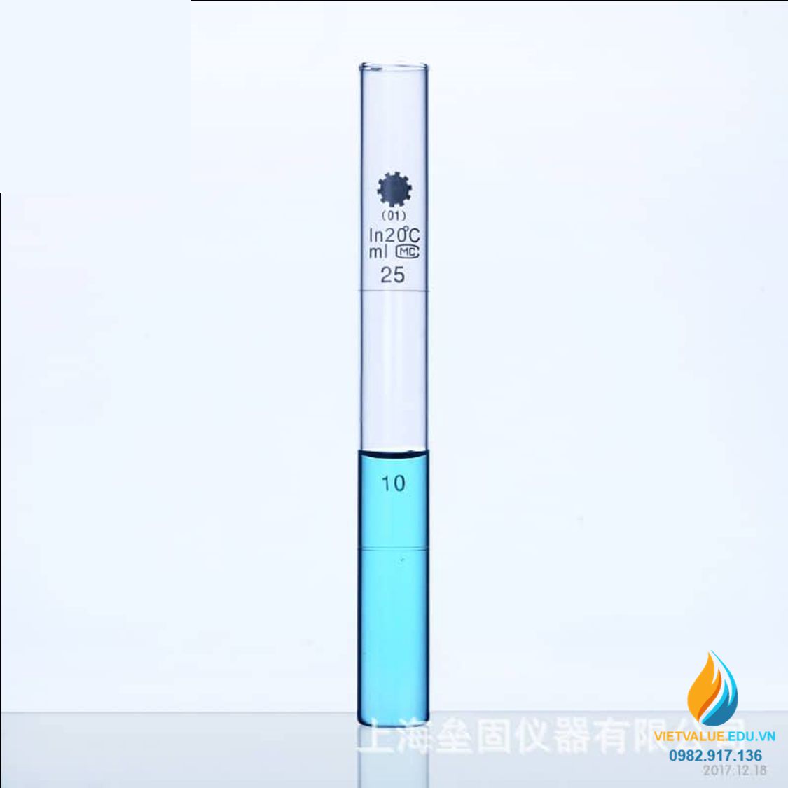 Ống so màu, có chia vạch 25ml x 1