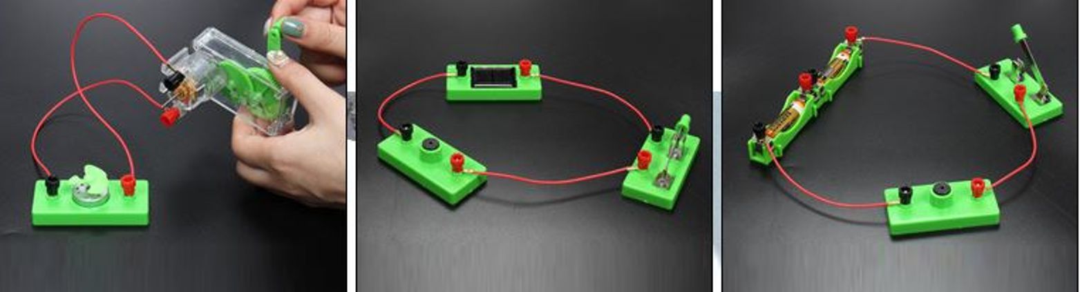 Bộ thí nghiệm lắp ghép mạch điện cho giáo viên và học sinh, 38 món sản phẩm