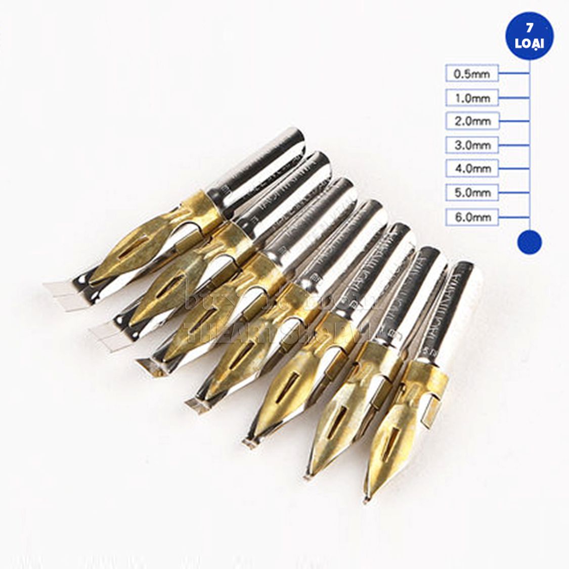 Các loại ngòi bút sử dụng khi viết chữ Callygraphy