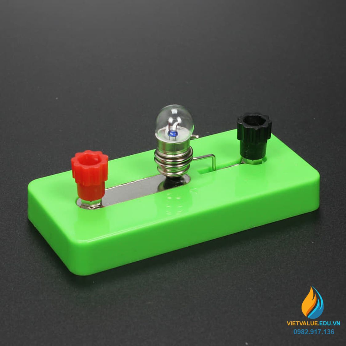 Đui xoáy cho bóng đèn dây tóc, dụng cụ nắp ráp mạch điện vật lý