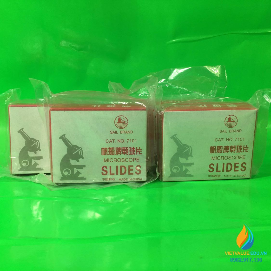 Lam kính hiển vi, tấm kính lưu mẫu soi kính hiển vi, hộp 50 tấm