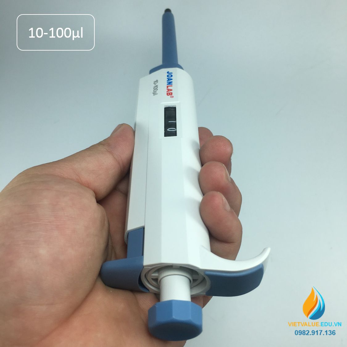 Micropipet M100 JOAN LAB phòng thí nghiệm, phạm vi 10-100ul