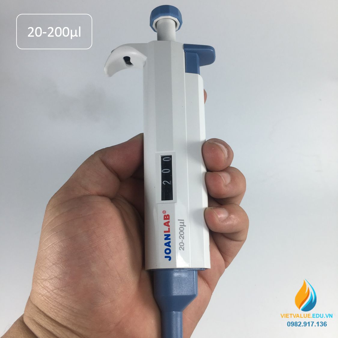 Micropipet M200 JOAN LAB phòng thí nghiệm, phạm vi 20-200ul