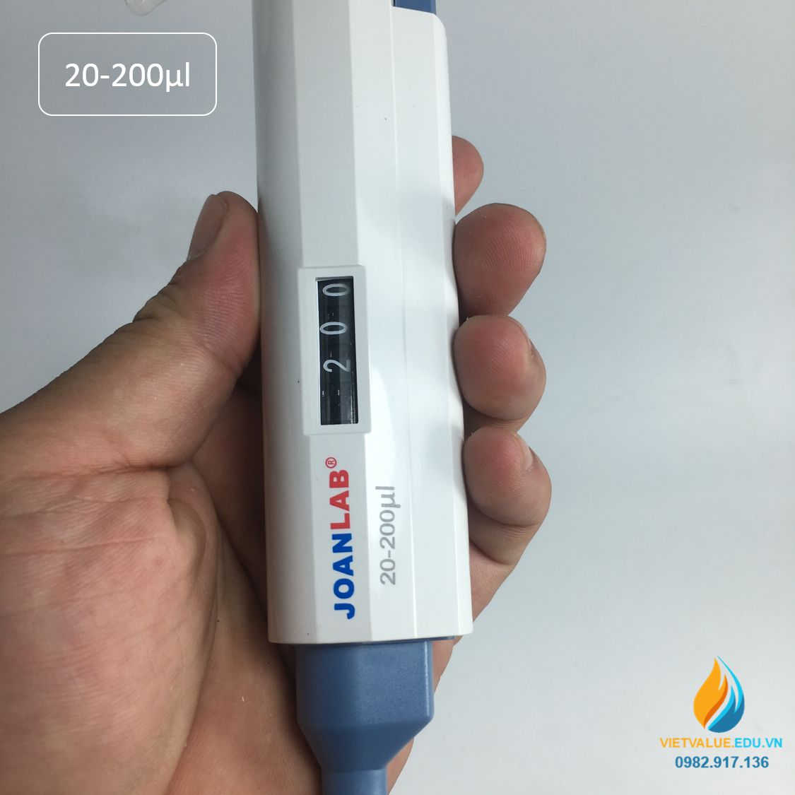Micropipet M200 JOAN LAB phòng thí nghiệm, phạm vi 20-200ul