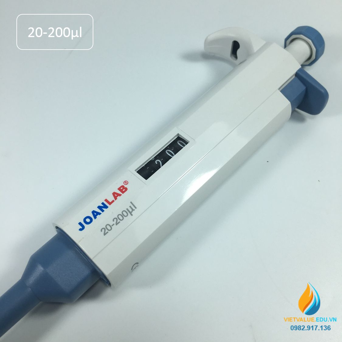 Micropipet M200 JOAN LAB phòng thí nghiệm, phạm vi 20-200ul