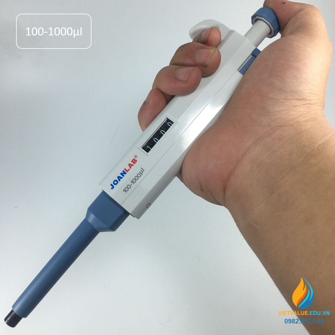 Micropipet M1000 JOAN LAB phòng thí nghiệm, phạm vi 100-1000ul