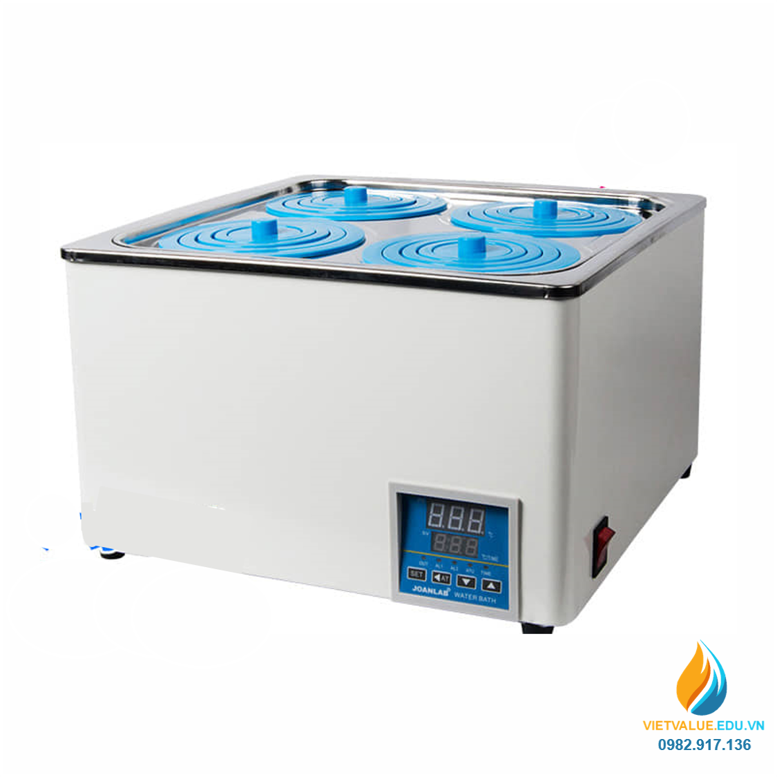 Lò đun nước JOAN LAB nhiệt độ cao không đổi, 4 lỗ nung, công suất 800W