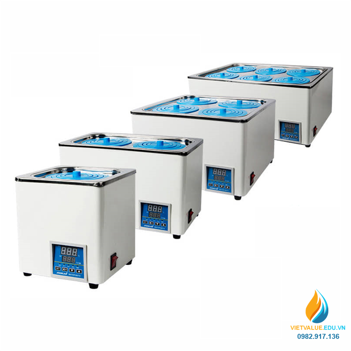 Lò đun nước JOAN LAB nhiệt độ cao không đổi, 4 lỗ nung, công suất 800W