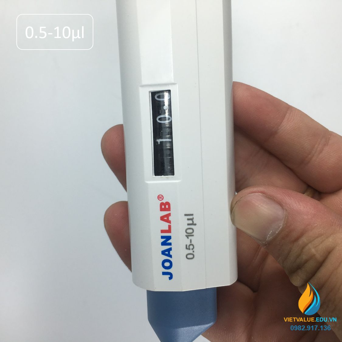 Micropipet M10 JOAN LAB phòng thí nghiệm, phạm vi 0.5-10ul