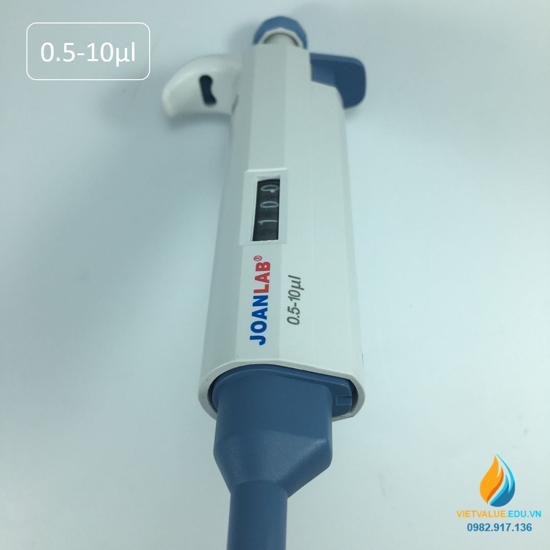 Micropipet M10 JOAN LAB phòng thí nghiệm, phạm vi 0.5-10ul