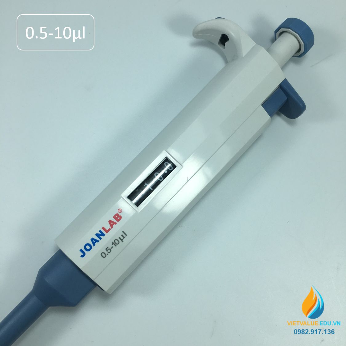 Micropipet M10 JOAN LAB phòng thí nghiệm, phạm vi 0.5-10ul