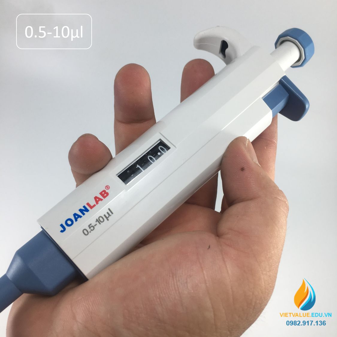 Micropipet M10 JOAN LAB phòng thí nghiệm, phạm vi 0.5-10ul