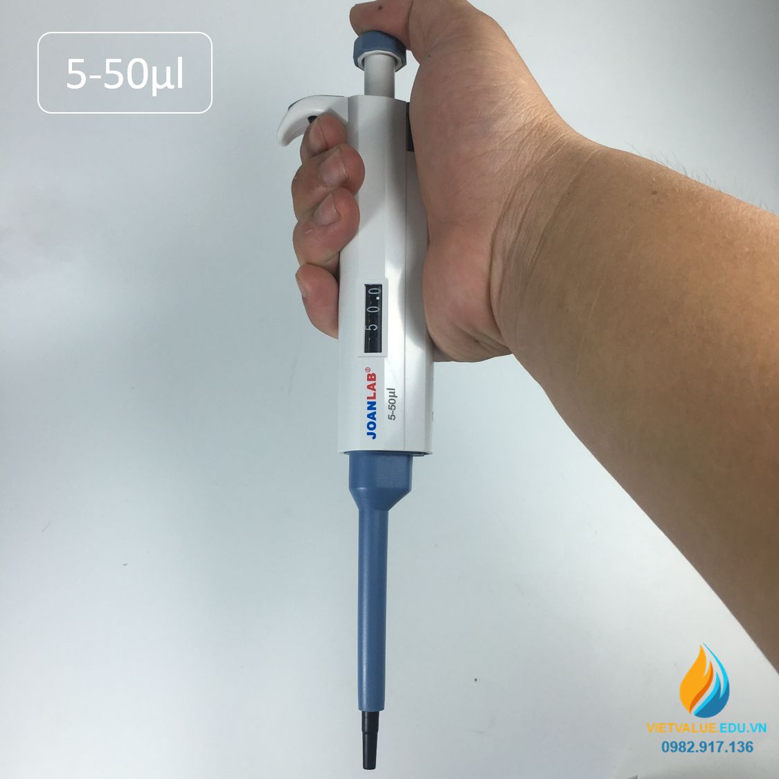 Micropipet M50 JOAN LAB phòng thí nghiệm, phạm vi 5-50ul