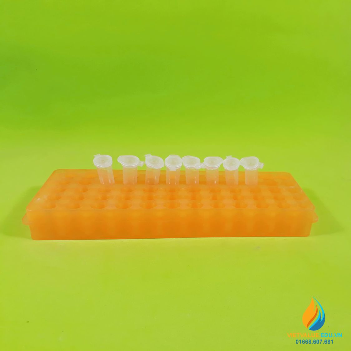 Hộp đầu côn 0.5ml 1.5ml 2ml cho ống ly tâm, 60 lỗ nhỏ, hai mặt khung