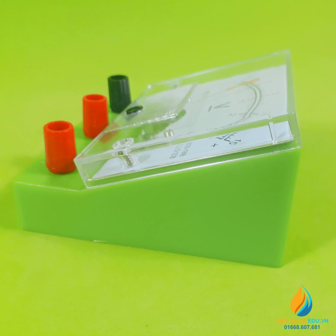 Vôn kế đo điện áp 1 chiều, thí nghiệm vật lý, khoảng đo 1 - 15V