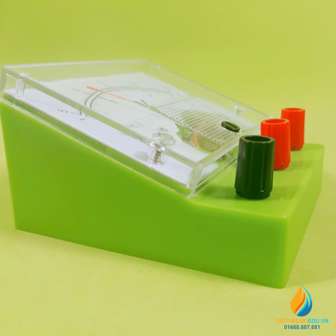 Vôn kế đo điện áp 1 chiều, thí nghiệm vật lý, khoảng đo 1 - 15V