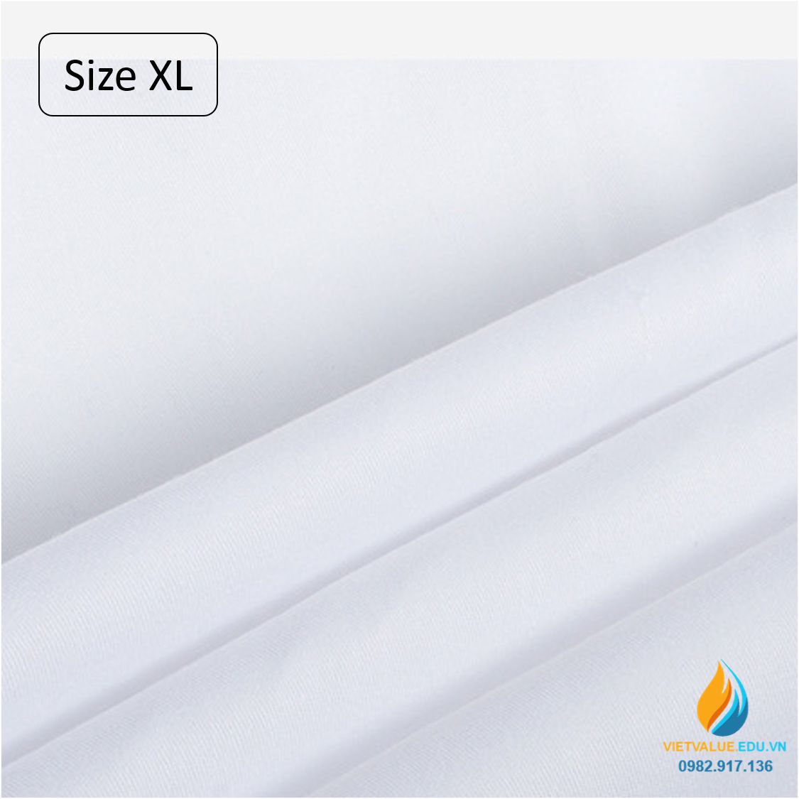 Áo blue phòng thí nghiệm, size XL, áo bảo hộ phòng thí nghiệm dài tay, chất vải tốt