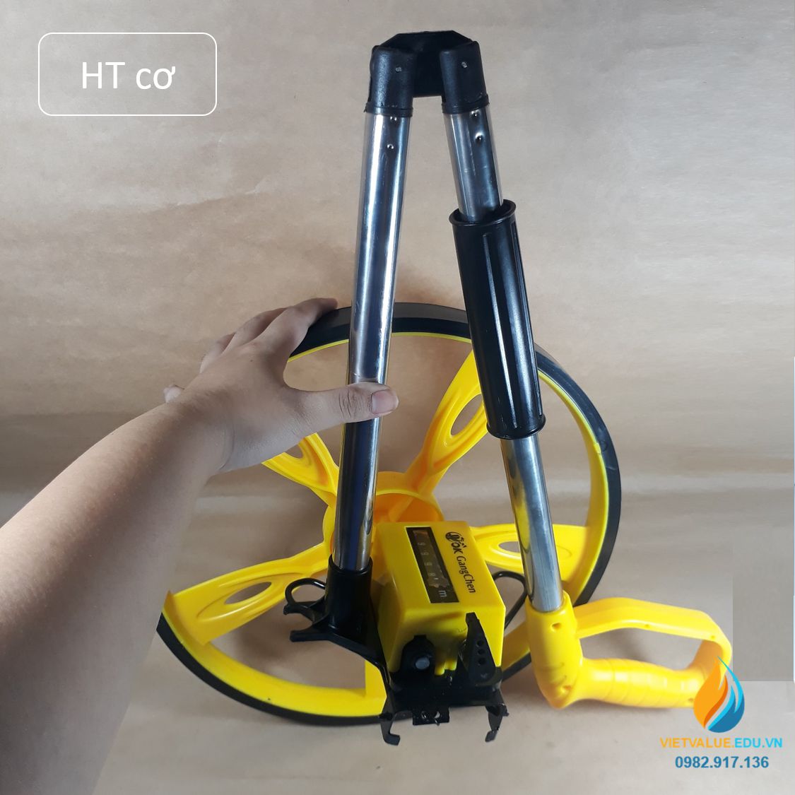 Bánh xe đo lường, hiển thị cơ, độ chính xác 0,1m, bánh xe đo khoảng cách