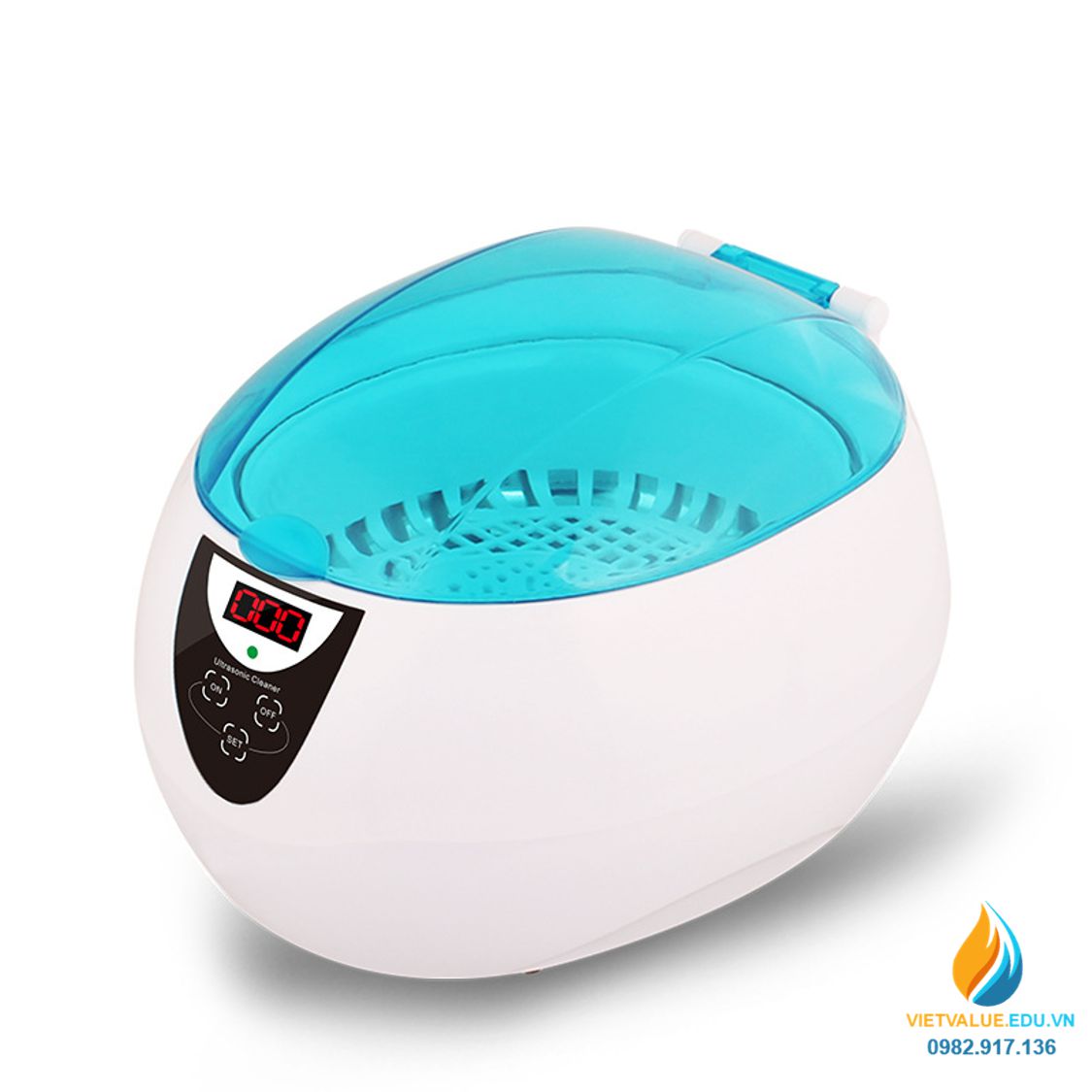 Bể rửa siêu âm mini CE5200 dung tích 0.75 lít 50W, máy rửa siêu âm tiêu chuẩn