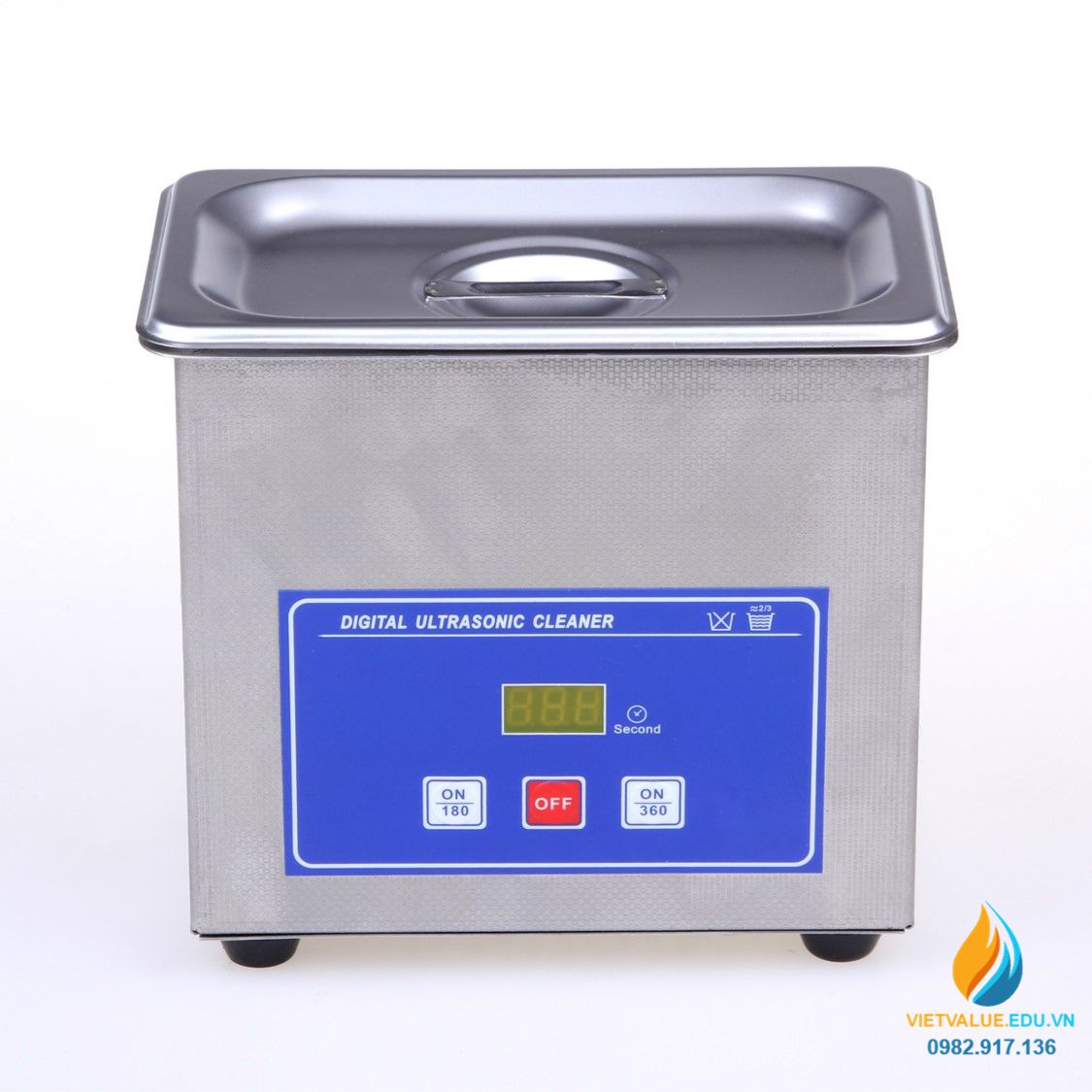 Bể rửa siêu âm phòng thí nghiệm PS06A dung tích 0.6 lít, tần số rung 42kHz 35W