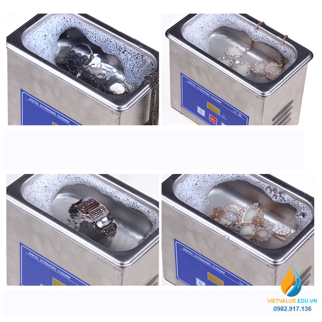 Bể rửa siêu âm phòng thí nghiệm PS06A dung tích 0.6 lít, tần số rung 42kHz 35W