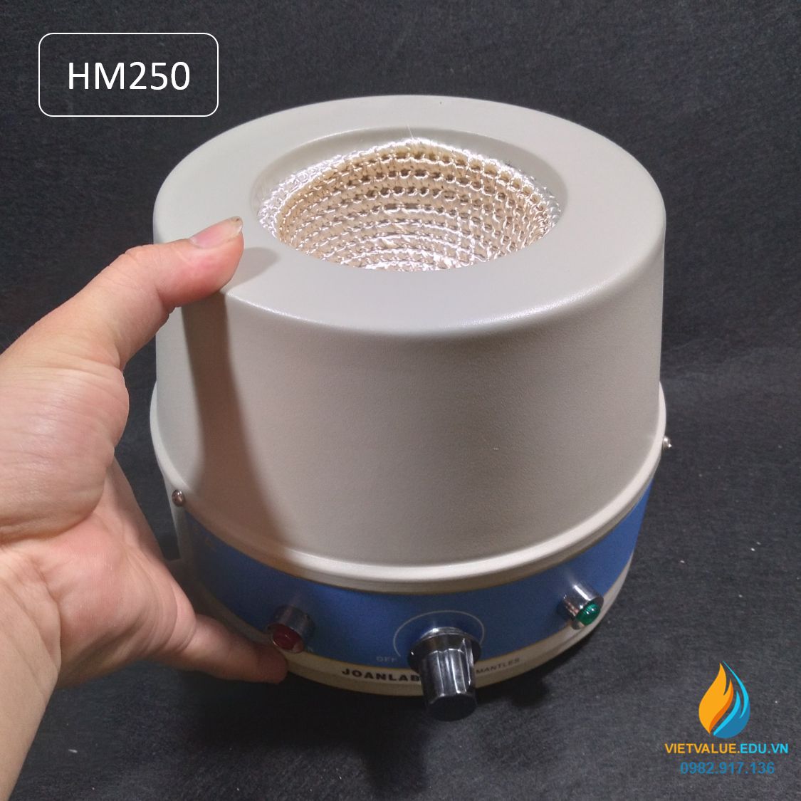 Máy ủ nhiệt điều chỉnh màn hình kỹ thuật số JOAN LAB HM250, dung tích 250ml