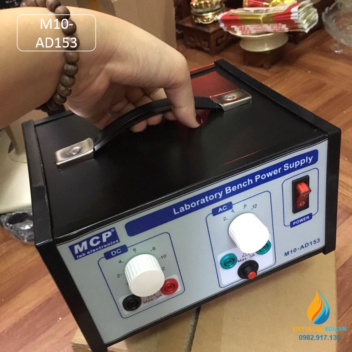 Máy biến áp hai đâu ra DC 0-12V, 3A, đầu AC 2, 4, 6, 12V, 3A, máy biến thế phòng thí nghiệm