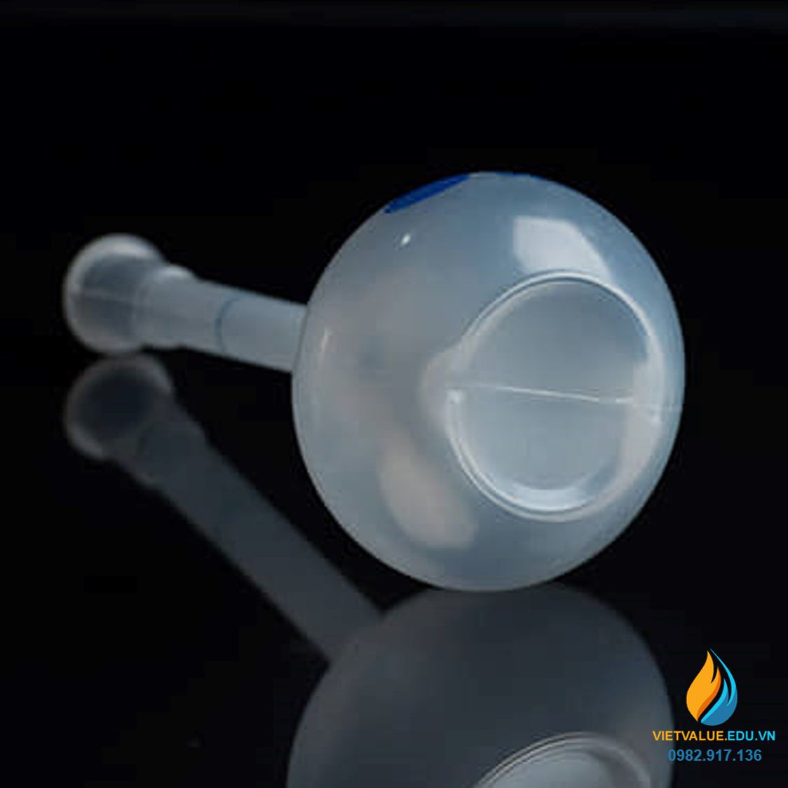 Bình định mức nhựa PP trong suốt, dung tích 500ml