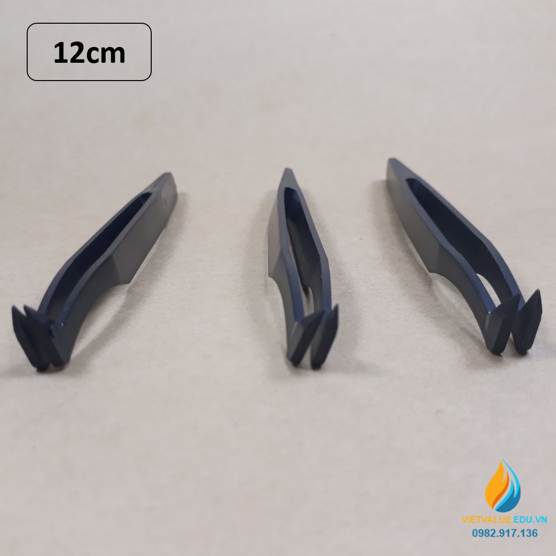 Bộ 10 nhíp nhựa điện tử chống tĩnh điện, nhíp gắp gù phòng thí nghiệm