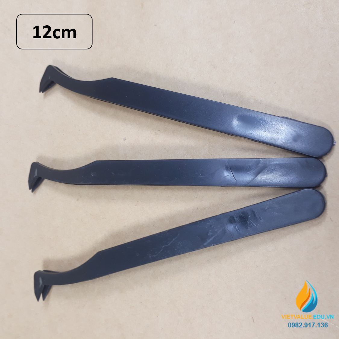 Bộ 10 nhíp nhựa điện tử chống tĩnh điện, nhíp gắp gù phòng thí nghiệm