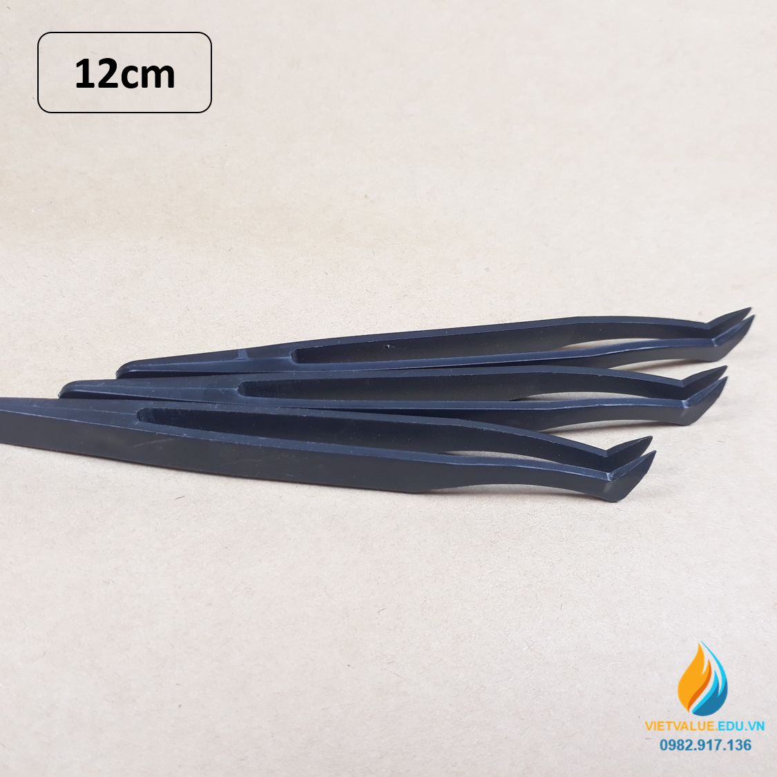 Bộ 10 nhíp nhựa điện tử chống tĩnh điện, nhíp gắp gù phòng thí nghiệm