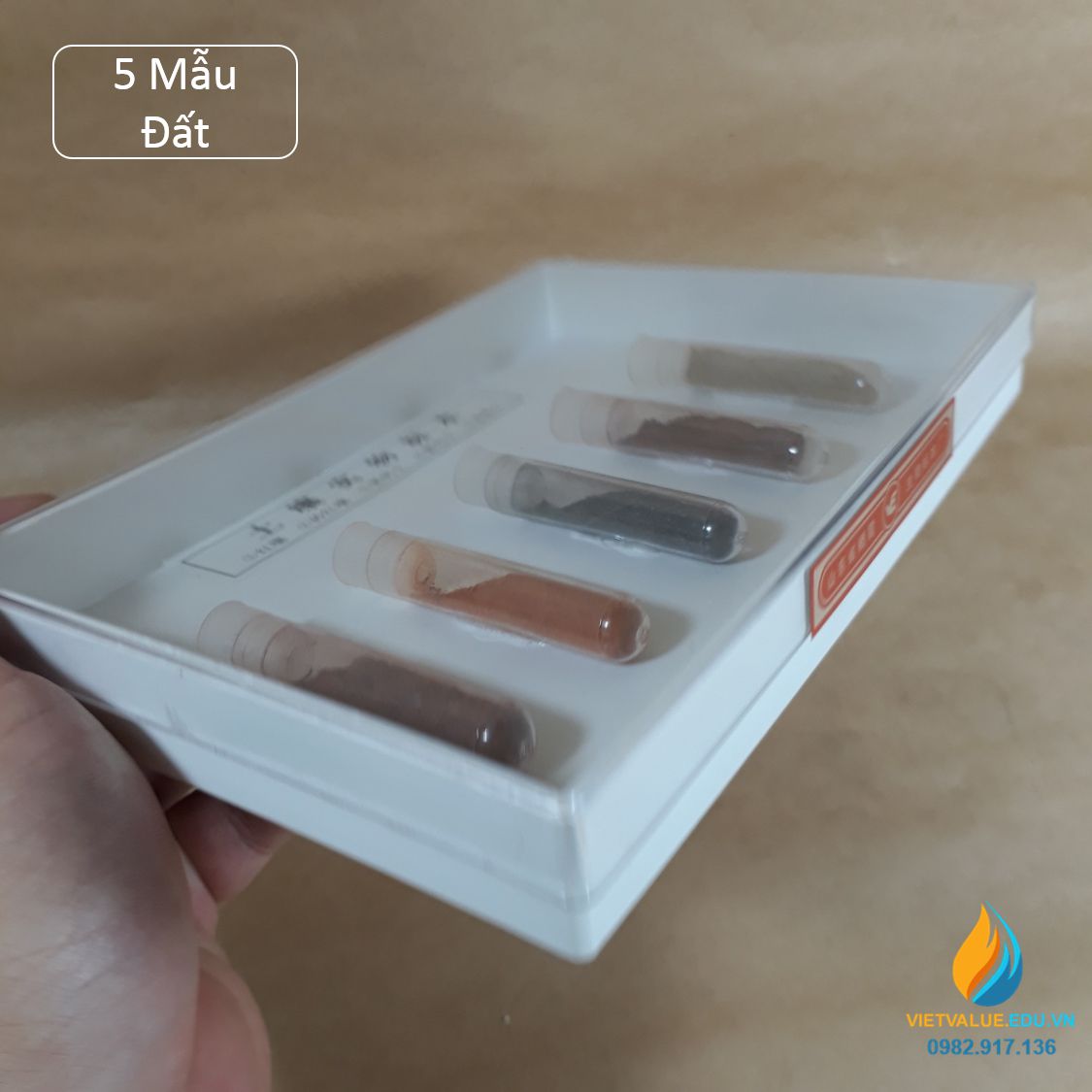 Mẫu vật đất 49008 mẫu đất chứa Canxi, mẫu vật giảng dạy khoa học giáo dục