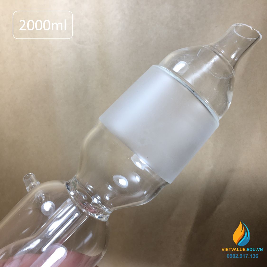 Bộ chưng cất tinh dầu nặng hơn nước dung tích 2000ml, bộ Solex chất lượng cao