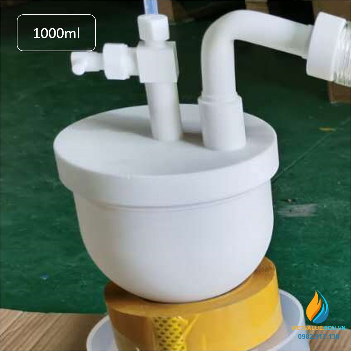 Bộ dụng cụ chưng cất axit hydrofluoric, chất liệu nhựa PTFE, chịu nhiệt độ cao