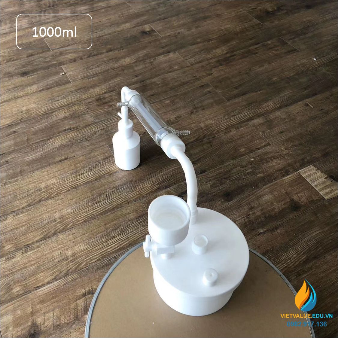 Bộ dụng cụ chưng cất axit hydrofluoric, chất liệu nhựa PTFE, chịu nhiệt độ cao