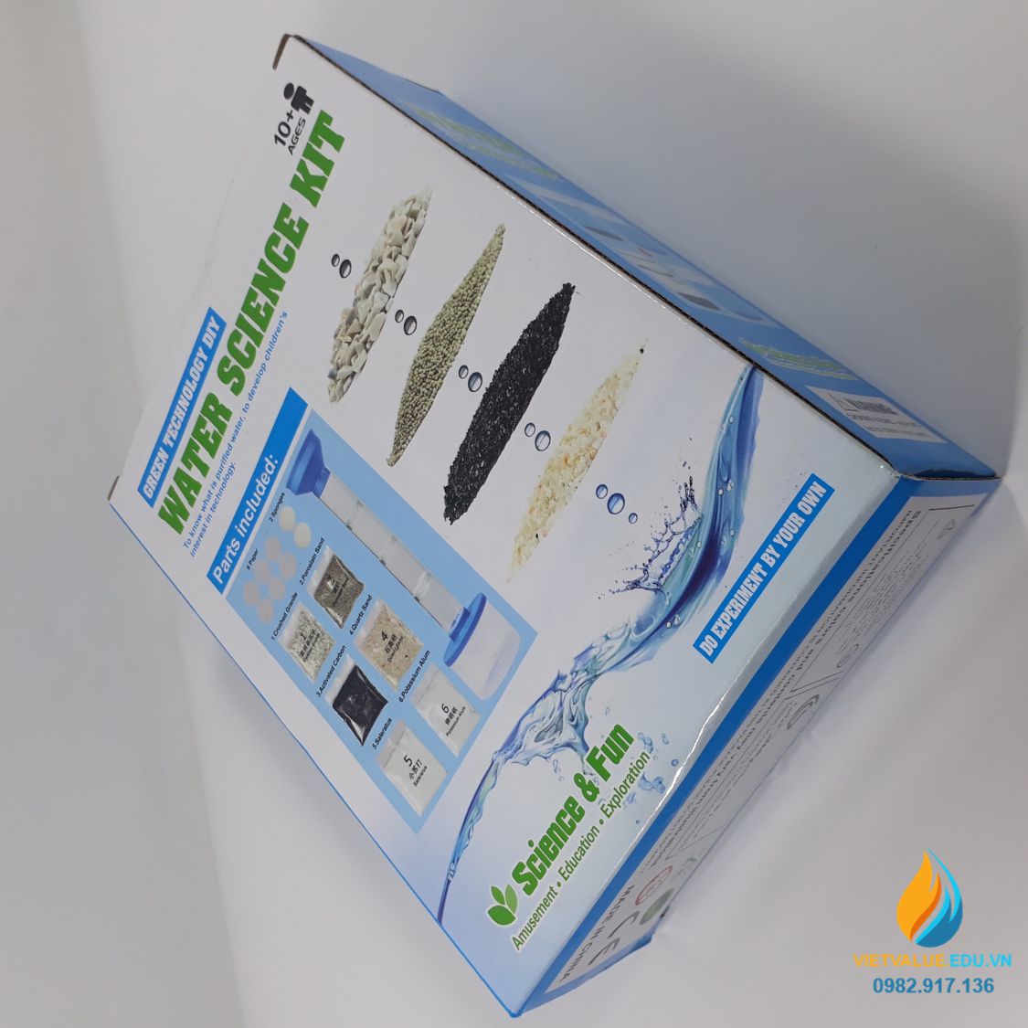 Bộ Kit lọc nước, bộ kit lọc thực hành STEM khoa học sáng tạo cho học sinh