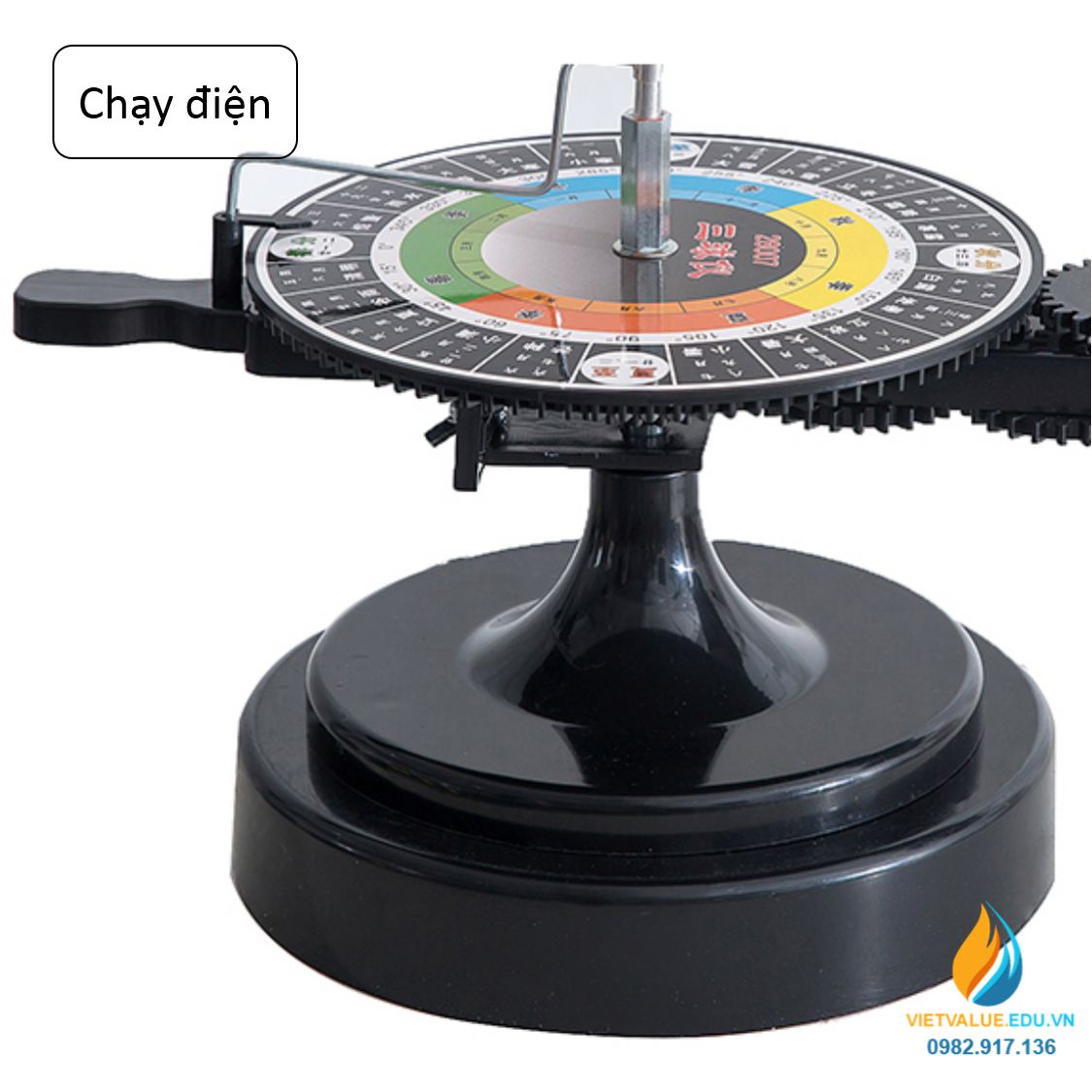 Bộ thí nghiệm chuyển động của Trái Đất, Mặt Trời và Mặt Trăng chạy điện
