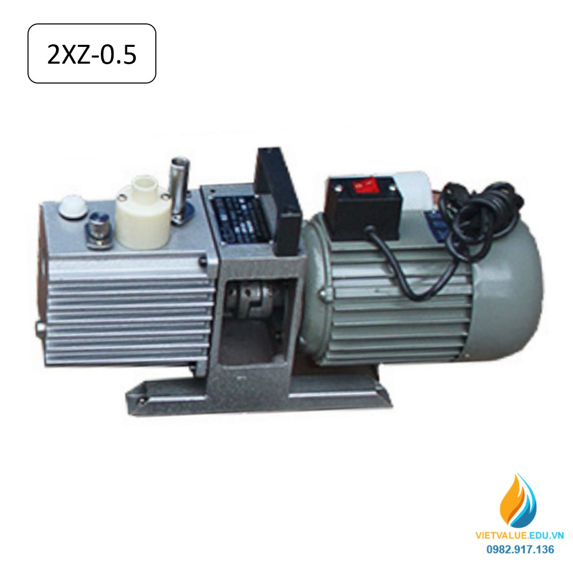 Máy bơm chân không 2XZ-0.5, tốc độ bơm 0.5 lít mỗi giây, bơm chân không công suất lớn