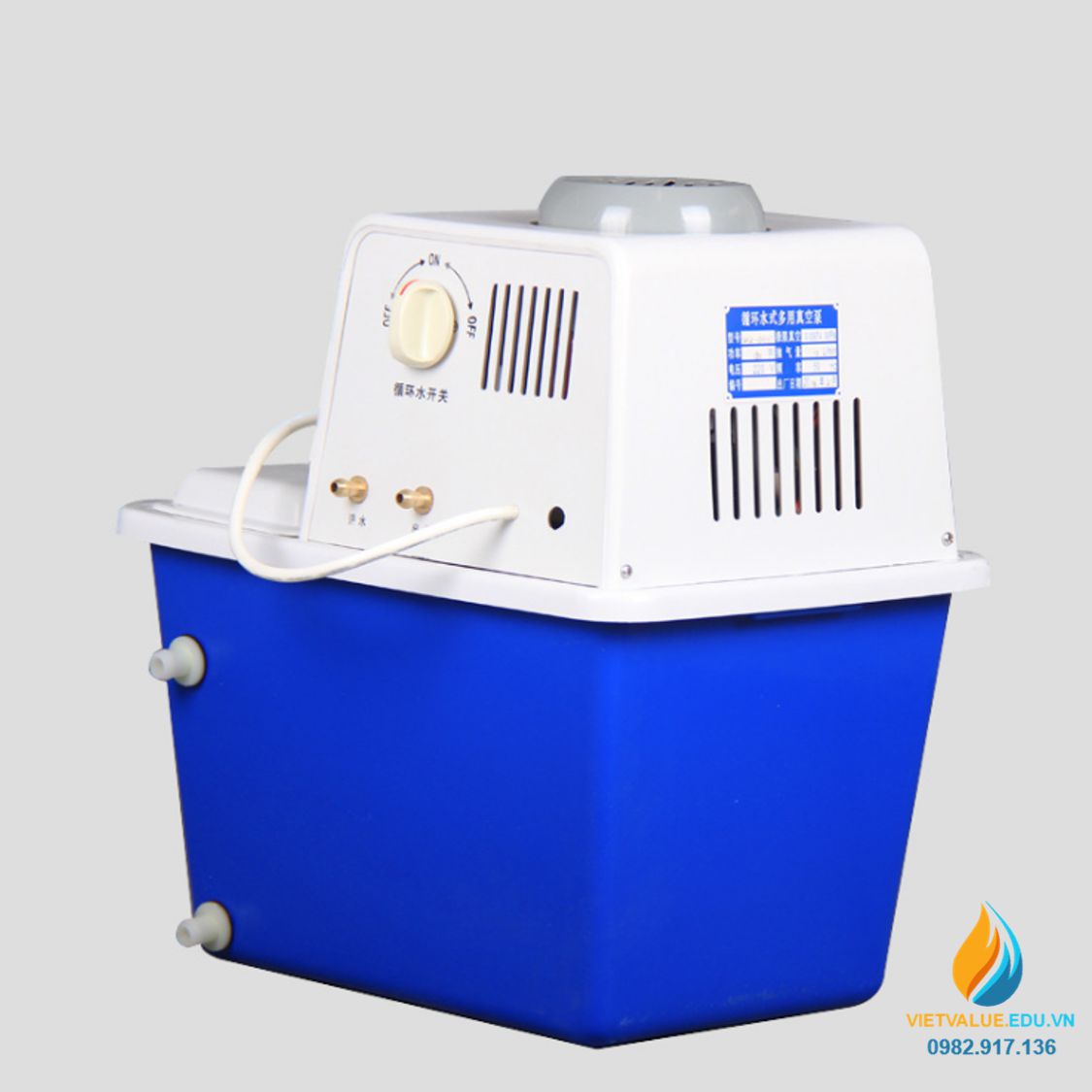 Bơm chân không tuần hoàn nước SHZ-D (Ⅲ), lưu lượng 6 lít/ phút, công suất 180W