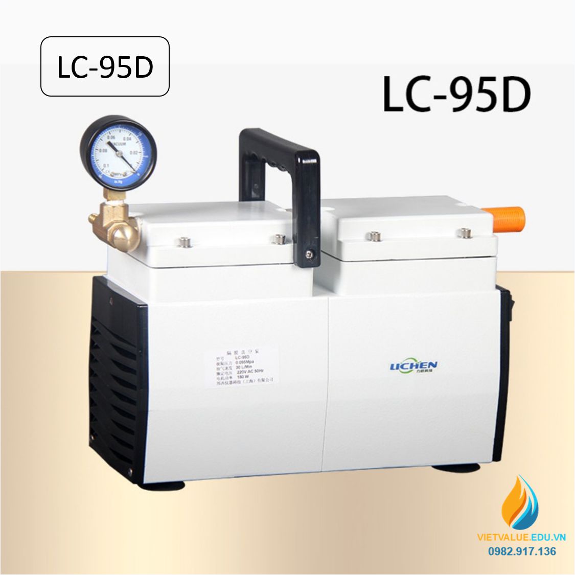 Bơm chân không LC-95L lưu lượng 30 lít/phút công suất 180W